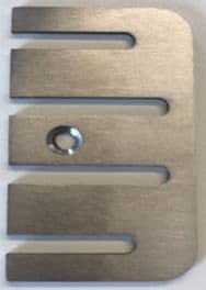Avstandsholder 89×50 mm rustfritt stål