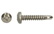 Borskruer DIN 7504-M 3,50×16 mm (200 stk) rustfri A2