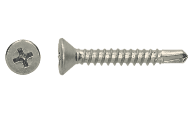 Borskruer DIN 7504-O senkhode 3,50×25 mm (200 stk) rustfri A2