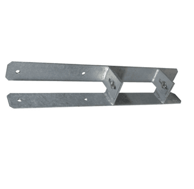 H-anker 91 tot 141 mm (L: 600mm) varmforsinket