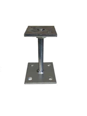 Innstøpingsanker Plaatanker 90 mm (vaste moer / licht model) hvit elforsinket