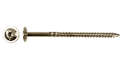Konstruksjonsskruer flenshode delgjenget 8,00×80 mm (50 stk) rustfri A2