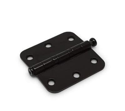Kulelagerhengsel 89×89 mm sort pulverlakkert