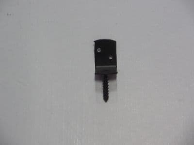 L-beslag med skrue 35×30×40 mm sort forsinket