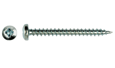 Sponplateskruer panhode helgjenget 3,00×10 mm (500 stk)