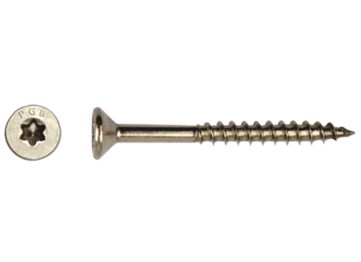 Sponplateskruer torx delgjenget 4,00×40 mm (200 stk) rustfri A2