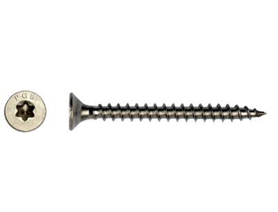Sponplateskruer torx helgjenget 3,50×16 mm (500 stk) rustfri A2