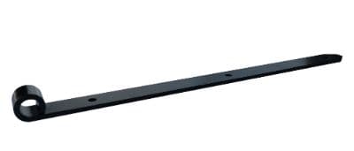 Stabelhengsel 430 mm met punt sort pulverlakkert