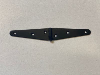 Stjerthengsel 100 mm sort pulverlakkert