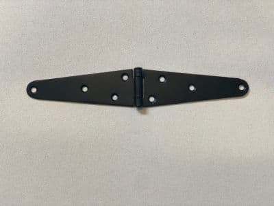 Stjerthengsel 125 mm sort pulverlakkert