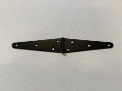 Stjerthengsel 150 mm sort pulverlakkert