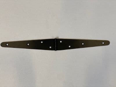 Stjerthengsel 200 mm sort pulverlakkert