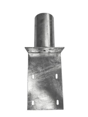 Støttemuranker rund stolpe Ø81×150/250 mm