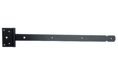 T-hengsel 600 mm sort strukturlakk