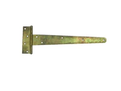 T-hengsel engelsk type 350 mm gul elforsinket
