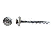 Treskruer med EPDM-skive 4,50×45 mm (100 stk) rustfri A2