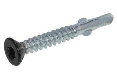 Vingeborskruer 4,20×32 mm (torx) (100 stk) sort hode